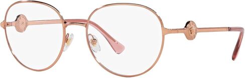 Versace Eyeglass Frames 0VE1288 54 1412, Rose Gold, Oval, Adult Unisex in Saudi Arabia