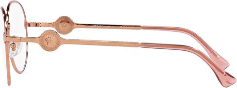 Versace Eyeglass Frames 0VE1288 54 1412, Rose Gold, Oval, Adult Unisex in Saudi Arabia