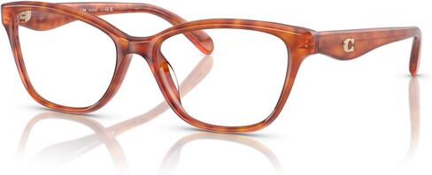 COACH womens Hc6243f Low Bridge Fit Square Prescription Eyewear Frames in Saudi Arabia