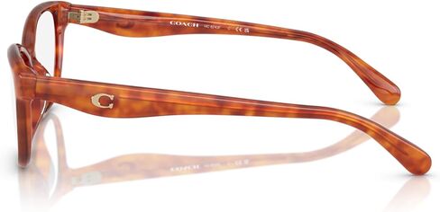 COACH womens Hc6243f Low Bridge Fit Square Prescription Eyewear Frames in Saudi Arabia