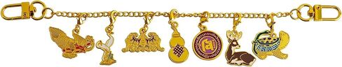 Fengshui Vitality Activator Hanging Golden Animal Gourd Bracelet w5639 in Saudi Arabia