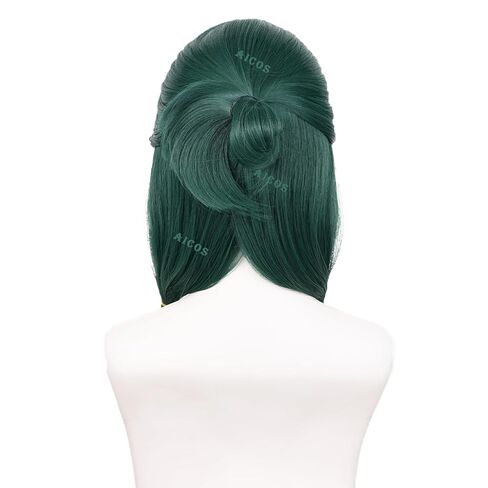 Aicos MaoMao Cosplay Wigs for Women Dark Green Anime Wig with Bangs for Daily Hallloween Costume Party in Saudi Arabia
