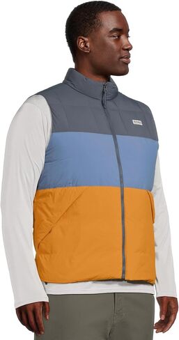 Marmot Men's Standard Ares Vest, Thunderhead/Rain Cloud/Honey Glaze in Saudi Arabia