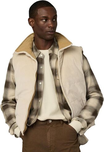 Joe's mens Reversible Corduroy Medium Weight Puffer Vest in Saudi Arabia