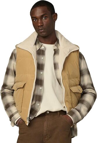 Joe's mens Reversible Corduroy Medium Weight Puffer Vest in Saudi Arabia