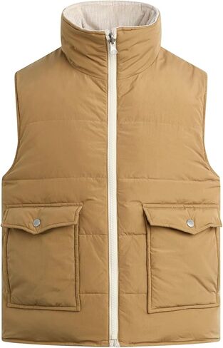Joe's mens Reversible Corduroy Medium Weight Puffer Vest in Saudi Arabia