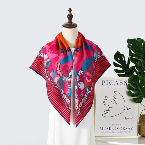 Cashmere-soft Mercerized wool Shawl Pashmina Lightweight Travel Wrap & Evening Scarf |Office |Wedding in Saudi Arabia
