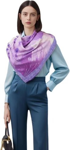Cashmere-soft Mercerized wool Shawl Pashmina Lightweight Travel Wrap & Evening Scarf |Office |Wedding in Saudi Arabia