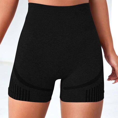 Women's high-Waisted Athletic Shorts, Breathable, Tummy-Controlling - Seamless in Saudi Arabia