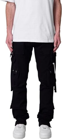 mnml Men's D152 Cargo Straight Denim in Saudi Arabia