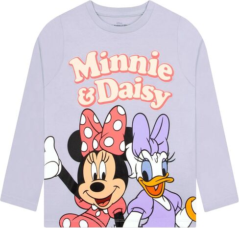 Disney Minnie Mouse Shirt, Daisy Duck and Minnie Mouse Shirts for Girls, Girls Long Sleeve Shirt in Saudi Arabia