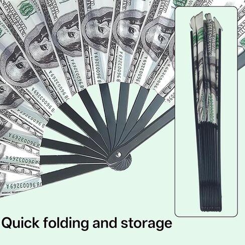 Decorative Folding Hand Fan, Rave Fan, Fans for Line Dancing, Money Fans, for Edm, Music Festival, Cosplay, Event, Party, Club, Dance, Decoration, Gift in Saudi Arabia