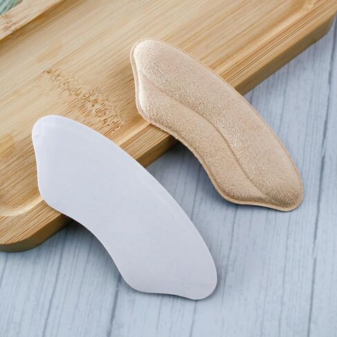 4 Pcs Heel Pads for Shoes Heel Grips Liner Cushions Inserts for Loose Shoes Heel Pads Snugs for Shoe Too Big Men Women Stop Heel Slip and Blister(Black) in Saudi Arabia