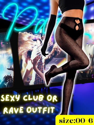 Shimmer Polka Dot Tights,Bow Cut Out Sexy Pantyhose For Women,Sheer Shiny Stockings Valentines Day Fits 00-6 in Saudi Arabia