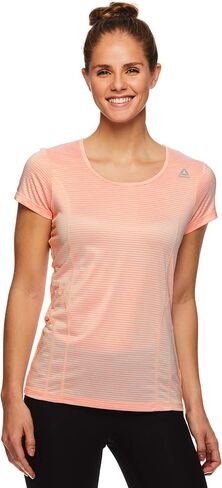 Reebok Womens Mini Burnout Basic T-Shirt R137 S, Pink, Small in Saudi Arabia