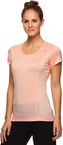 Reebok Womens Mini Burnout Basic T-Shirt R137 S, Pink, Small in Saudi Arabia