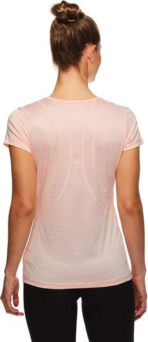 Reebok Womens Mini Burnout Basic T-Shirt R137 S, Pink, Small in Saudi Arabia