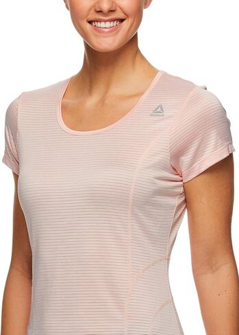 Reebok Womens Mini Burnout Basic T-Shirt R137 S, Pink, Small in Saudi Arabia