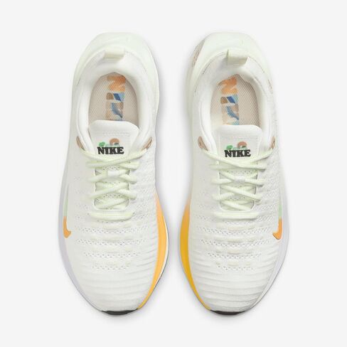 حذاء الجري Nike InfinityRN 4 للسيدات (HF5730-191، أبيض/شراعي/أخضر فابور/متعدد الألوان) مقاس 8 in Kuwait