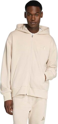 قميص رياضي بغطاء للرأس بسحاب كامل من الصوف للرجال من adidas All Szn Fleece in Saudi Arabia