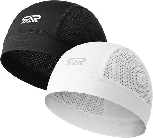 Sunmeci 2 PCS Cooling Skull Cap للرجال الذين يركبون دراجات نارية خوذة HARM HAT LINER للركض ، صالة الألعاب الرياضية ، العمل in Kuwait