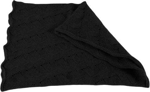 Womens 100% Cashmere Infinity Scarf Snood - Black - made in Scotland by Love Cashmere RRP $150,One Size,Black in Saudi Arabia