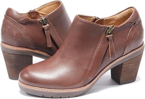 Hälsa Footwear WOMEN'S RYLEE LEATHER BOOTIE in Saudi Arabia