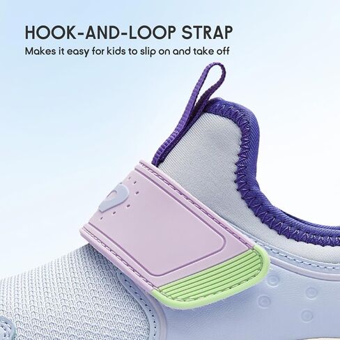 Balabala Hook and Loop Running Shoes Boys Sneakers Girls Sneakers Kids Lightweight Breathable Tennis Shoes Athletic Shoes in Saudi Arabia