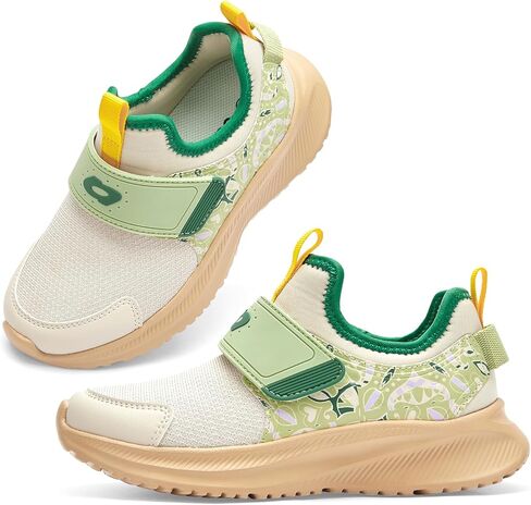 Balabala Hook and Loop Running Shoes Boys Sneakers Girls Sneakers Kids Lightweight Breathable Tennis Shoes Athletic Shoes in Saudi Arabia