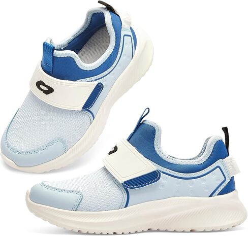 Balabala Hook and Loop Running Shoes Boys Sneakers Girls Sneakers Kids Lightweight Breathable Tennis Shoes Athletic Shoes in Saudi Arabia
