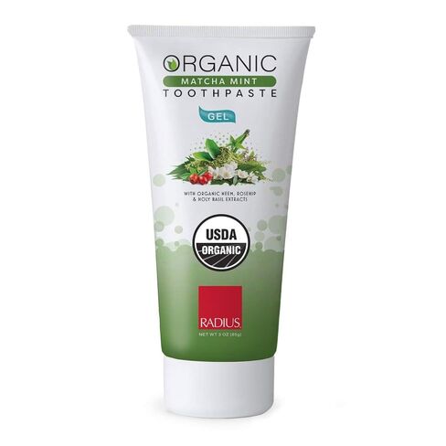Radius - Organic Coconut Oil Toothpaste, USDA Organic Certified (Mint Aloe Neem, 3 oz, 6pack) in Saudi Arabia