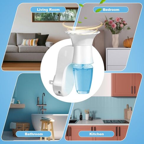 FIRIK WallFlower Plug in، قابس عطر الحائط متوافق مع عبوات Bath and Body Works Wallflowers، معتمد من ETL، قابس إكسسوارات العطور المنزلية للمنزل والمكتب، قطعتان in Kuwait