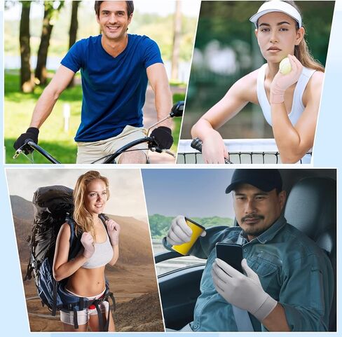 Bokon 3 Pairs Sun Protection UV Driving Gloves for Women Full Finger Touchscreen Non Slip Breathable Summer Outdoor Gloves(Black, Gray, Pink) in Saudi Arabia