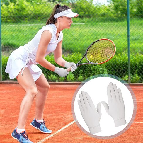 Bokon 3 Pairs Sun Protection UV Driving Gloves for Women Full Finger Touchscreen Non Slip Breathable Summer Outdoor Gloves(Black, Gray, Pink) in Saudi Arabia
