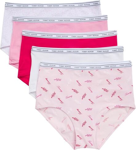 Tommy Hilfiger womens Classic Cotton Logoband Brief 5-pack in Kuwait