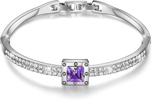 أساور التوجيه الروحي للنساء من مجوهرات الأزياء أساور مطلية بالذهب عيار 18 قيراط قابلة للتعديل مع كريستال للزوجة الصديقة أو الأمهات، in Kuwait