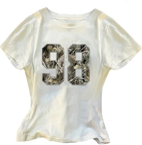 SOLY HUX Girl's Camo Number Graphic Tees Casual Crew Neck Short Sleeve T Shirts in Saudi Arabia