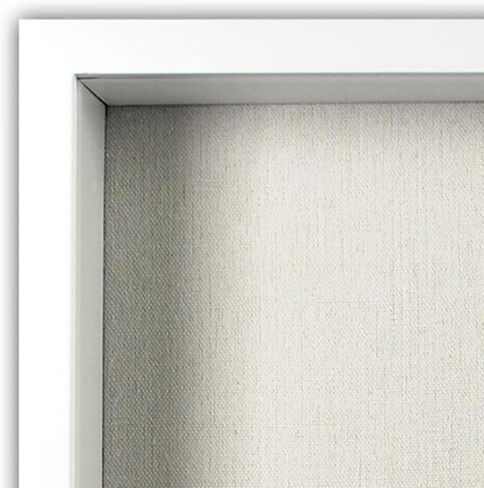 Studio Decor 14" x 18" White Flat Shadow Box - Memory Box Display Case for Keepsakes, Mementos, and Memorabilia - 1 Pack in Saudi Arabia