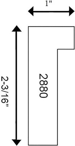 إطار صورة صندوق الظل العميق من البوليسترين مقاس 2-3/16 بوصة - من WholesaleArtsFrames-com 20x30 2880 - أسود - أمريكي الصنع in Kuwait