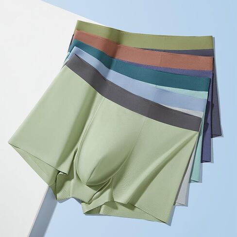 Men's Underwear Boxer Briefs 5 Pack,Lightweight and breathable Cotton Moisture-Wicking Underwear for Men,Regular Leg in Saudi Arabia