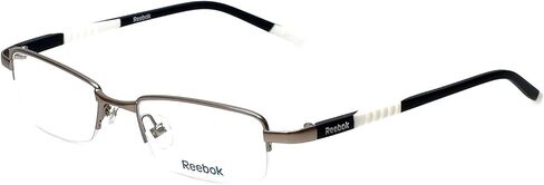 Reebok Designer Eyeglasses R1003 in Satin-Gunmetal 50mm DEMO LENS in Saudi Arabia