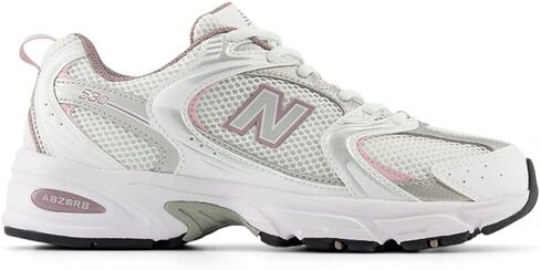 حذاء رياضي New Balance 530، 0|0|0، أبيض، رمادي، 8 US نساء/6.5 US رجال in Kuwait