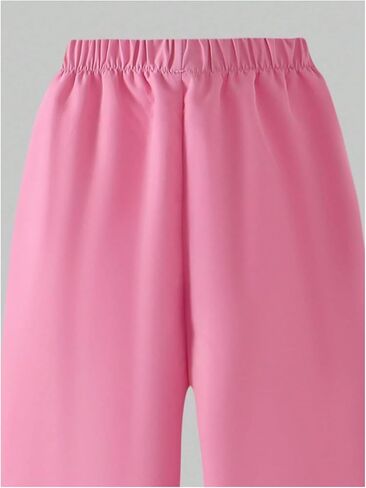 SOLY HUX Girl's 2 Piece Outfits Fall Tracksuits Bow Graphic Crewneck Sweatshirts Wide Leg Baggy Sweatpants in Saudi Arabia