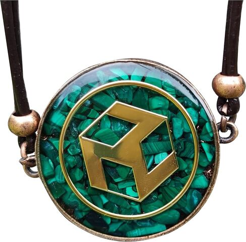 Orgone Pendant with Malachite in Saudi Arabia