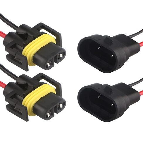 H4 9003 HB2 أنثى وذكر سلك تسخير مآخذ ل 4 "x6" 7 "x6" 5 "x7" بوصة مختومة شعاع سيارة شاحنة المصابيح الأمامية بيك اب الثقيلة كشافات 2 مجموعة in Kuwait