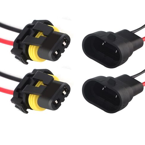 H4 9003 HB2 أنثى وذكر سلك تسخير مآخذ ل 4 "x6" 7 "x6" 5 "x7" بوصة مختومة شعاع سيارة شاحنة المصابيح الأمامية بيك اب الثقيلة كشافات 2 مجموعة in Kuwait
