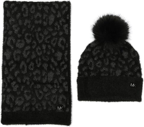 Metallic Feather Leopard Gift Set in Saudi Arabia