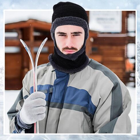 Liitrsh 240 Pcs Bulk Winter Beanie Hat Glove Scarf Earmuff Sock Set Unisex Knitted Neck Warmer Gaiter Touchscreen Glove for Homeless Supplies Donation Charity Care Bundle in Saudi Arabia