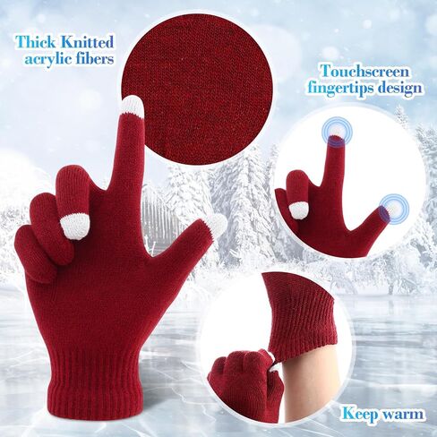 Liitrsh 240 Pcs Bulk Winter Beanie Hat Glove Scarf Earmuff Sock Set Unisex Knitted Neck Warmer Gaiter Touchscreen Glove for Homeless Supplies Donation Charity Care Bundle in Saudi Arabia