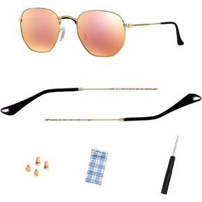 Replacement Temple Arms for Ray-Ban RB3548N RB3447 Sunglasses Glasses with 4 Screws 1 Screwdriver in Saudi Arabia